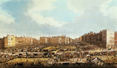 Smithfield Market, engraved by R.G. Reeve, pub. by Thomas McLean, 1831 by James Pollard
